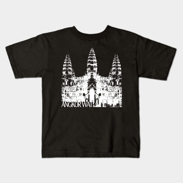 Angkor Wat Kids T-Shirt by TravelTs